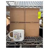 6pc Pottery Barn Texas-Themed Ceramic Mug Set