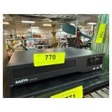 Sanyo DVD Player with Black Finish