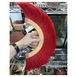 Red Plumed Roman-Style Helmet Crest Accessory
