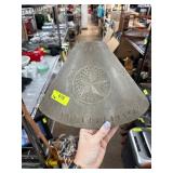 Metal Lampshade with Star Design and Cutout Detail