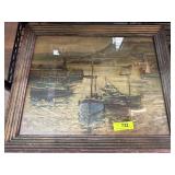 Framed Maritime Print by Herbert Ineson