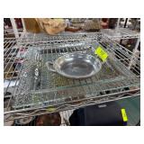 Wilton Colombia PA Pewter Dish with Glass Tray