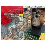 Wire Basket and Empress Pitcher Set