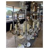 Bronze Wall Candelabras 2pc 3 light