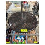 Granite Lazy Susan on Rotating Base