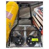 Folding Metal Hand Truck with Plastic Wheels
