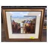 Framed Artwork Pair Featuring Scenic Views