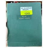 Atlas Stamp Album with U.S. Mint and Used Stamps