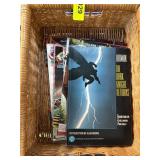 Basket of Comic Books Including Batman Titles
