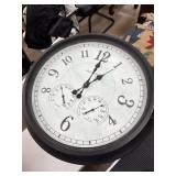 Acura Wall Clock with Thermometer and Hygrometer