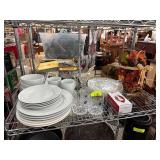 Dinnerware Set with Gibson Home Plates and Glasswa