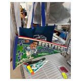 Vintage Football Pennants and Memorabilia