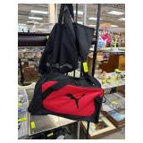 Puma Red and Black Gym Bag with Drawstring Accesso
