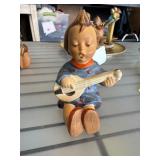 Hummel-Style Figurine of Child Playing Mandolin