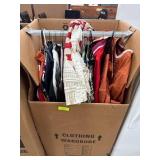 Wardrobe Box With Assorted Clothing Including Nike