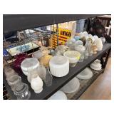Glass and Frosted Light Shades