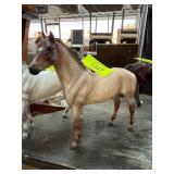 Breyer Model Horse with Beige and Brown Finish