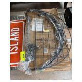 Metal Wire Garden Trellis and Island Sign