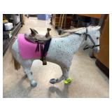 American Girl Plastic Horse with Saddle and Access