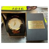 Kendall + Kylie Gold Watch with Crystal Dial