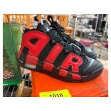 Nike Air More Uptempo Red and Black Sneakers ï¿½ Siz