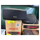 Aiwa 3-Piece Speaker Set With Boxes