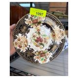Royal Winton Grimwades Floral Plate With Gold Acce