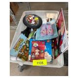 Childrenï¿½s Toys Lot Including Books and Shoes