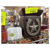 Scentsy Star and Horseshoe Ceramic Wax Warmer