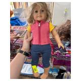 American Girl Doll With Blonde Hair and Casual Out
