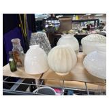 Glass Lamp Shades and Fixture