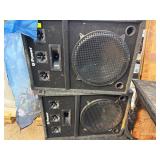 Q Power PA Speakers with Dual Drivers