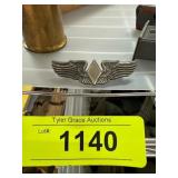 Military Style Pin with Wing Design