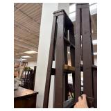 Brown Wooden Folding Ladder