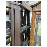 Brown Wooden Folding Ladder