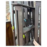 Wooden Folding Ladder in Brown Finish