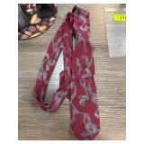 Valentino Cravatte Silk Tie with Scroll Pattern