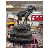 Bronze Sculpture Mountain Goat by Charles M Russel