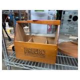 Wooden Bolero Shoe Shine Kit and ATM Sign