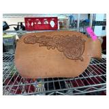 Altus Tooled Leather Cowboy Belt for Back Support