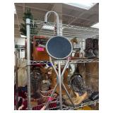 Silver Metal Cane Holder with Tripod Stand