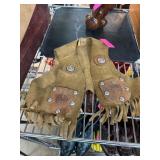 Keyson Bros Leather Fringed Child’s Vest