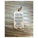 James Avery Sterling Silver Pendant with Inscripti