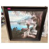 Framed Portofino Light Print, 42.5×42.5 Inche