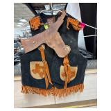 Child’s Western Vest and Holster Set by Craw