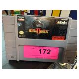 Mortal Kombat II SNES Game Cartridge