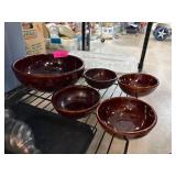 Marcrest Brown Ceramic Bowls With Decorative Detai