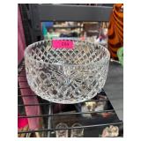 Ceska Cut Crystal Bowl with Starburst Design
