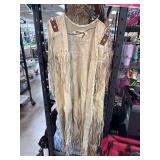 Blanco Leather Fringe Jacket