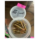 Plastic Container with Assorted .308 Ammo